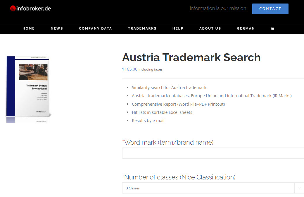Trademark Search Austria